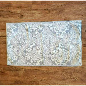 Waverly Damask Pillow Sham, Grey Beige Taupe Cream